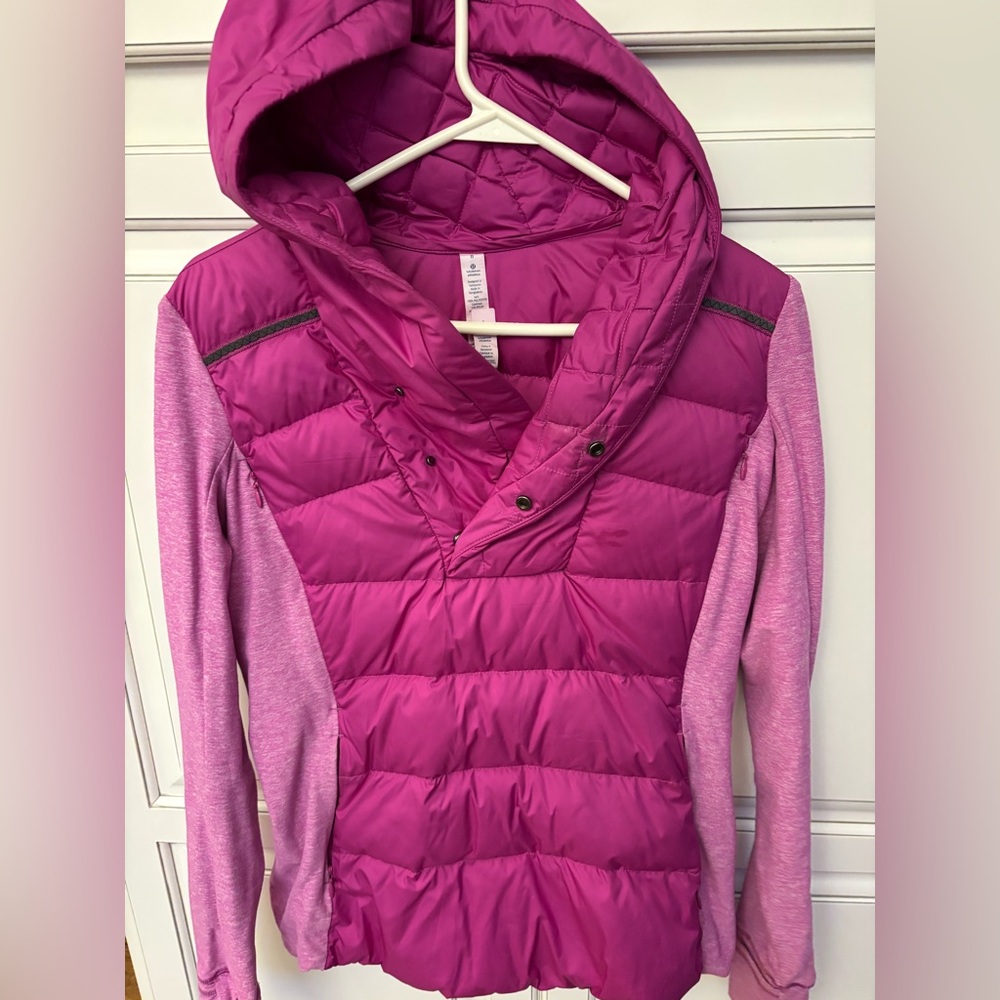 Lululemon Fluff Off Pullover Jacket Size Goose Do… - image 1